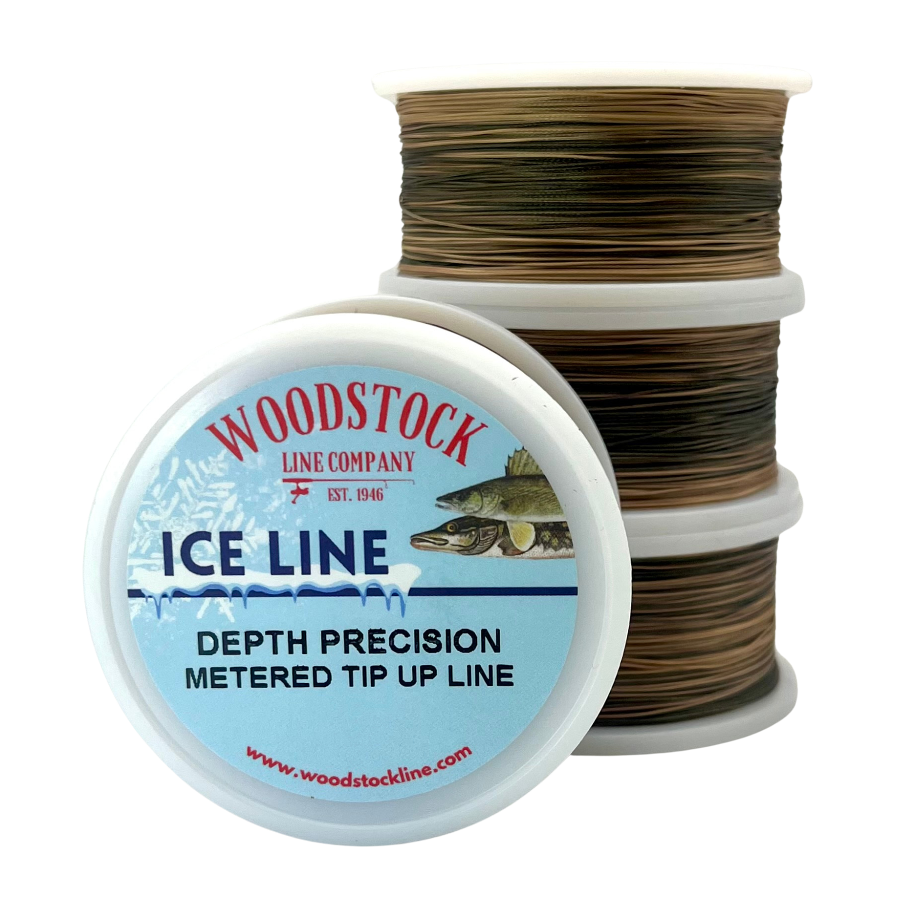 ティップリン産ポイント-100-1 Depth Precision Metered Tip Up Line | Enhance Your Ice Fishing